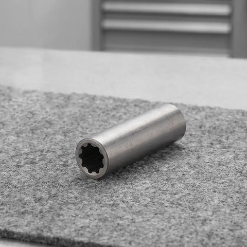 Heavy Duty Hydraulic Motor Coupling Shaft For Garage Vehicle Hoist, Steel Construction Delivers Pro Grade Torque Transfer And Vibration Reduction, 2.2 Inch Lift Hydraulic Transmission Part For Auto on gray surface