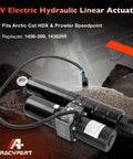 12V Electric Hydraulic Linear Actuator For Heavy Lifting Up To 1800 Lbs, Compatible With HDX, Prowler, And Speedpoint Utility Models