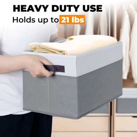 Stackable Storage Baskets With Lids 4 Pack Dustproof Closet Organizers For Clothes Toys Blanket Keep Your Room Spotless And Chill At 14 By 10 By 9.5 Inches Ideal For Any Home