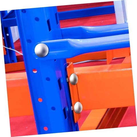 Heavy Duty Drop Pin Latch Clips For Pallet Rack Shelving 100 Piece Set Rust Proof Beam Safety Lockpins Rock Solid Warehouse Storage Assembly Snap Fasteners That Grip Tight