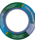 Duck Brand Clean Release Painter's Tape roll, 0.94 in x 60 yd, blue tape (front view)