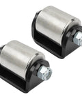 Heavy Duty Weld On Steel Micro Rollers For RV Trailers And Motorhomes 2 Inch Ball Bearing Design Weld On Casters 2 Pack