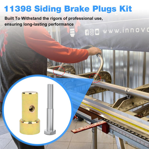 Replacement Siding Brake Handle Plug Kit 11398 For PRO 14 PRO 19 Maximum MX Windy Siding Brake Tool Kit 2 Pack Keeps Handles Tight Fixes Loose Bolts Easy Hemming And Quick Install