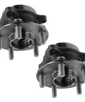 Two Piece Front Left And Right Wheel Bearing And Hub Assembly Kit Compatible With 2010 2015 Toyota Prius 2012 2015 Prius Plug In 2011 2017 Lexus CT200h Replacement With Heavy Duty Precision Fit
