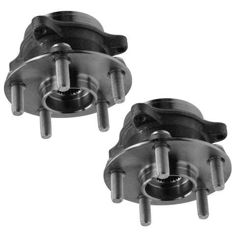 Two Piece Front Left And Right Wheel Bearing And Hub Assembly Kit Compatible With 2010 2015 Toyota Prius 2012 2015 Prius Plug In 2011 2017 Lexus CT200h Replacement With Heavy Duty Precision Fit