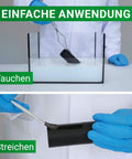 Application process of Pro Grade 3D Print Sealer And Impregnation Agent For PLA ABS ASA And SLS Parts, solvent free sealer shown.