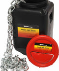Badass Three Eighths Grade 30 Proof Coil Chain 63 Foot Hot Galvanized Zinc Plated Linkage For Fencing And Rigging in storage container.