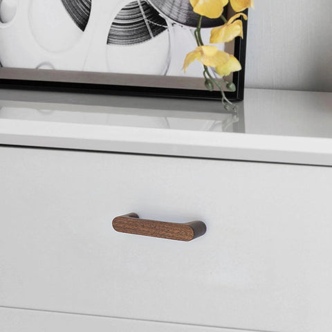 Walnut Wood Rustic Drawer Pulls for Furniture