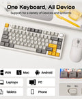 Top Shelf 75 Percent Wireless Mechanical Keyboard With Metal Volume Knob And Massive 8000 Mah Battery Triple Mode Sync To Keep You Locked In During Savage Gaming Sessions, featuring support for multiple devices
