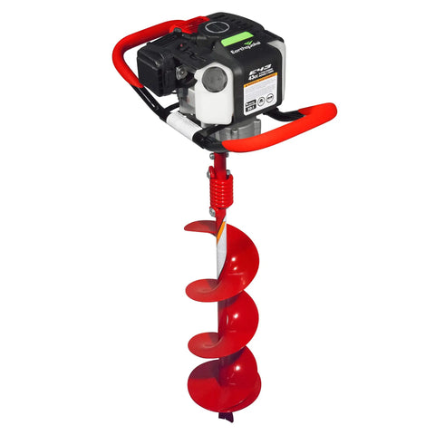 One Person Earth Auger Powerhead 43cc 2 Cycle Viper Engine With 30 To 1 Transmission Lightweight Yet Tough 5 Year Limited Warranty Red Bit