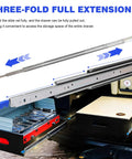 Heavy Duty Drawer Slides 72 Inch Or 80 Inch Full Extension Ball Bearing Rails Rust Proof Wear Resistant Professional Drawer Runners