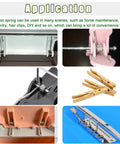 Ruibapa 50-piece torsion springs assortment kit in 304 stainless steel, 15 sizes for home repairs and DIY.