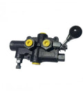 25 GPM 2750 PSI Hydraulic Log Splitter Valve With High Flow Heavy Duty Beefy Three Quarters Inch NPT Ports Auto Return And Float Detent Control For Wood Splitters Tractors And Hydraulic Systems Replacement
