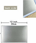Back of Oil Only Metal Sign 10W 8x12 Inch Heavy Duty Industrial Equipment Maintenance Sign with pre-drilled holes.