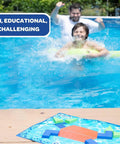 Floating Underwater Dive Set For Pool And Beach Fun A Kid Friendly Sink And Retrieve Water Play Challenge Kit with kids in pool