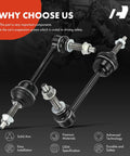 2 Front Sway Bar Links Stabilizer Kit For Ram 1500 2019 2024 Bolt On Upgrade With Durable Front Stabilizer Links Display