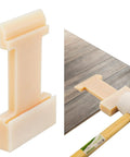 4 In 1 Laminate Floor Installation Tool Nylon Tapping Block With Diagonal U V And L Grooves for gap closure on wood floors