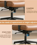 4pc Steel Shaft Collars For Office Chair Sagging Fixes Stops Sinking If Cylinders Break No More Sitting Squatting Save Dough On New Gear And Restore Your Ride Comfortably Today Plus Heavy Duty Hardware clamping chair cylinder