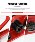 Rock Solid Heavy Duty Banding Strapping Tensioner And Cutter Tool Manual Windlass features aluminum body and cutter blade for efficient use.