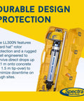 Self Leveling Rotary Laser Kit With Tripod HL450 Receiver GR151 Case And Alkaline Batteries Rugged IP66 Jobsite Performance No Fuss One Button Operation Fast Setup Precision For Grading And Alignment, yellow hard case