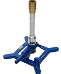 Tirrill Bunsen Burner For Natural Gas With Gas Flow Control And Flame Stabilizer Air Flow Adjustable Cast Iron StabiliBase
