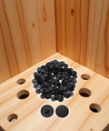 100 Pcs 11mm Screw Cap Covers Assortment Kit Rubber and Plastic Caps for Phillips Screws Self Tapping Cabinet Decoration Hole Covers Black Durable Caps