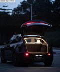 Dual Color Trunk LED Light Strip For Tesla Model Y 2025 2026 Juniper Edition, 3000K Warm White, car trunk lit at night