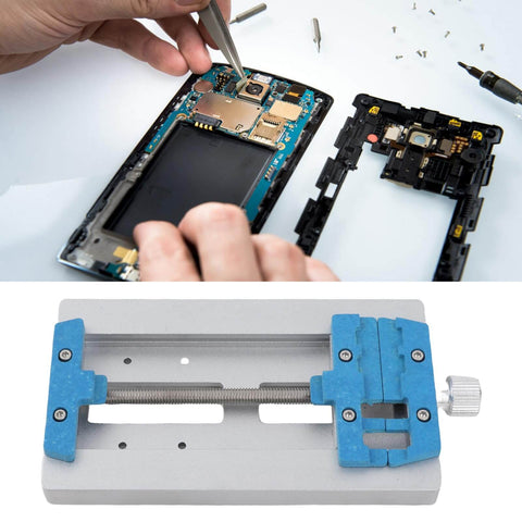 Universal Bearing Fixing Tool For Circuit Board Repair Fixture For PCB, Phone And Watch Repairs, top view of device