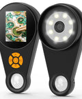 Dope Handheld Digital Microscope With Light And 2.0 Inch IPS Color Screen, Portable Magnifying Glass 500x, 8 LED Illumination, USB Compatible For Windows And Mac OS, Perfect For Jewelry, Electronics, Coins, Stamps And Macro Work, black handheld unit