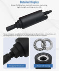 Detailed view of Beefy Drive Shaft Puller Extractor Tool Set For BMW Porsche Subaru VW E32 X5 Pro Grade showing thrust nut and bearing