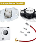 Dryer Heating Element Kit Compatible With Whirlpool Cabrio Kenmore He2 He3 Maytag Dryers Replacement NiCr Coil shown with parts