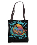 Dragon Boat Racing Tote Bag For Paddlers And Dragonboating Fans Unisex Dope Gear with "Rowmance on the Water" design