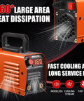 Mini Portable MMA 250A Stick Welder 110V IGBT Inverter With Hot Start Arc Force Anti Stick Lightweight Budget Friendly