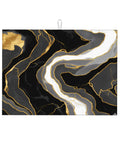 Large Marble Grain Dish Drying Mat For Kitchen Counter Absorbent Microfiber Drainer Pad 18 By 24 Inches Heat Resistant Quick Dry