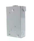 Side view of 60 Amp 3-Pole 240V General Duty Safety Switch Non-Fusible Outdoor Compact Series enclosure with metal handle