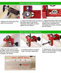 Step-by-step guide using the 3 In 1 Pocket Hole Jig Kit With Aluminum Alloy Construction And Precise Engraved Scale for woodworking.