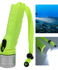 Beefy 4 AA Battery Diving Flashlight With LED Underwater Light, compact and bright for snorkeling, camping, and emergency use.