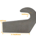 Heavy Duty Weld On Steel Mounting Brackets For Pin Type Over Bucket Attachments Four Pack Quick Fork Attachment System