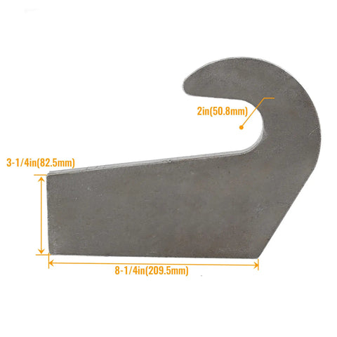 Heavy Duty Weld On Steel Mounting Brackets For Pin Type Over Bucket Attachments Four Pack Quick Fork Attachment System