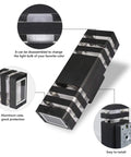 Weatherproof LED Wall Sconce Outdoor Light 5W Black Exterior Up Down Lamp With 5000K Warm White IP65 showing aluminum case