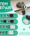 Wall Hydrant Repair Kit Complete Service Rebuild For 300 400 500 Series Mansfield Style diagram and components display