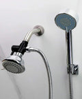 Shower Arm Diverter Valve for Handheld Showerhead and Fixed Spray Head 3 Way Brass Valve with G Half Inch Thread Matte Black