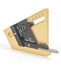 Precision Center Gauge For Woodworking Instantly Finds Half Thickness Of Wood Stock So You Can Set Table Saw Blade Dado And Router Bit Height