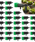Easy Fit Adjustable Drip Irrigation Drippers Set Of 30 With 360 Degree Flow Control For 4 To 7 Millimeter Tubing