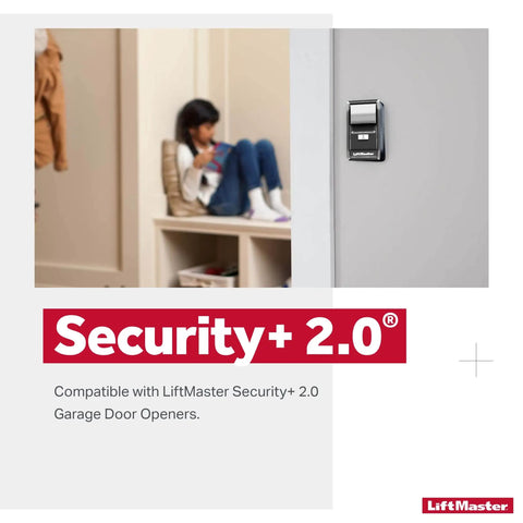 Security Plus 2.0 Compatible Garage Door Control Panel With WiFi Must Be Wired For Power Works Only With MyQ Enabled Openers