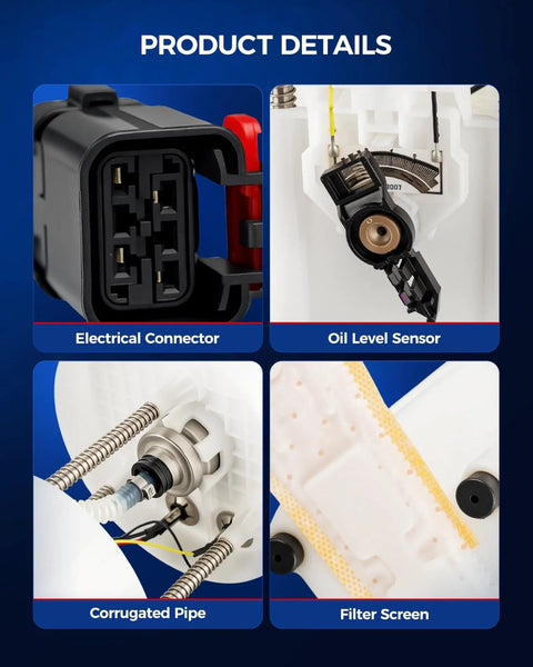 Beefed Up Fuel Pump Assembly With Sending Unit For Jeep Cherokee 1997 1998 1999 2000 2001 2.5L And 4.0L Engines Replace DFG1076 details