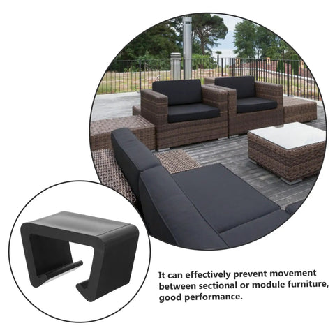 12 Pack Patio Furniture Clips And Sofa Fasteners For Outdoor Sectional Couches Easy Install Rattan And Wicker Furniture Connection Clips Garden Sofa Clips No Tools Needed