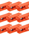 9 Piece PTFE Tube Cutter Set For Plastic Tubing And Hose, Compact 3.2 Inch Tools In Red, Portable Tube Cutting Kit With Easy Grip, Sharp Cutters, Cuts From 1/8 Inch To 3/4 Inch (3 Mm To 19 Mm), Great For Quick Repairs, red plastic tube cutters set