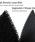 High density loop side of Premium Sew On Hook And Loop Strips 3/4 Inch Wide By 5 Yards Long Black Nylon Fastener Tape.