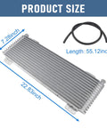40k Transmission Oil Cooler Kit For Heavy Duty Van, Light Truck, RV And Towing, Low Pressure Drop, 40000 GVW, dimensions shown